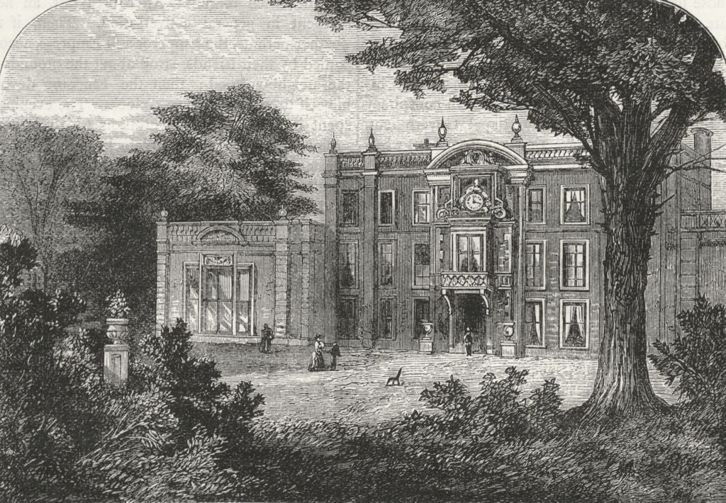 CHISLEHURST. Camden House 1888 old antique vintage print picture